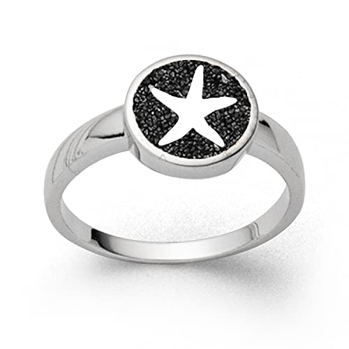 DUR Damen Ring Traum Lavasand aus 925er Silber Größe 54 (17.2) R5585.54, 54 (17.2) von DUR