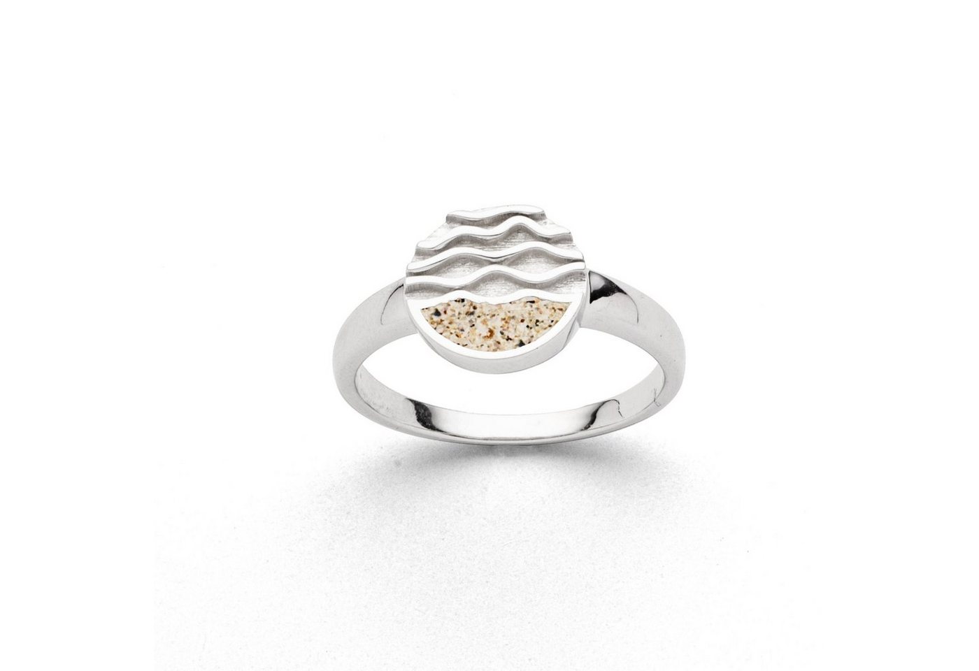 DUR Fingerring DUR Schmuck: Ring, Strandwellen", mit Strandsand, R5966" von DUR