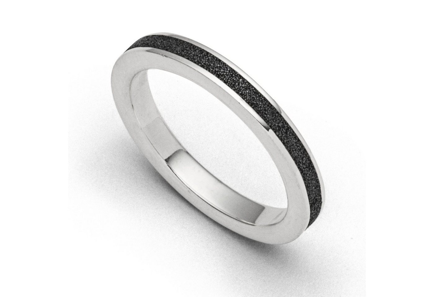 DUR Fingerring DUR Schmuck: Ring Marina black" mit Lavasand R4837" von DUR