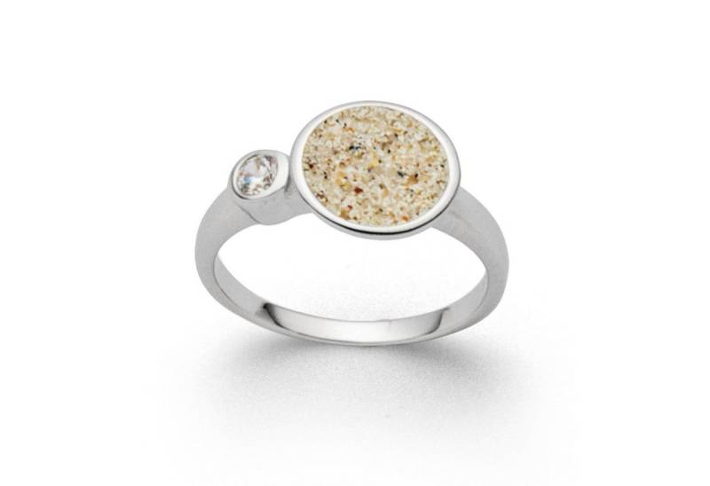 DUR Fingerring DUR Schmuck: Ring "Polarstern" mit Strandsand R5279 von DUR