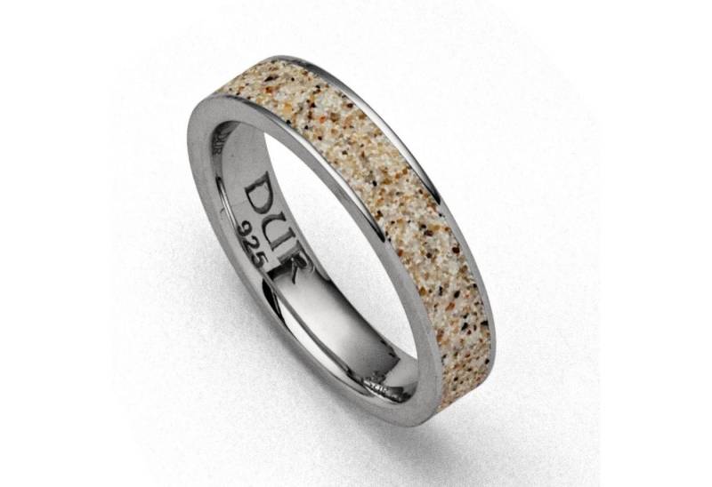DUR Fingerring DUR Schmuck: Ring "Sand" mit Strandsand R5578 von DUR