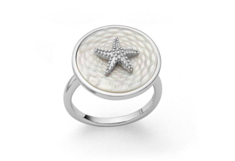 DUR Fingerring DUR Schmuck: Ring "Seestern / Perlmutt" Silber mit Perlmutt R5136 von DUR