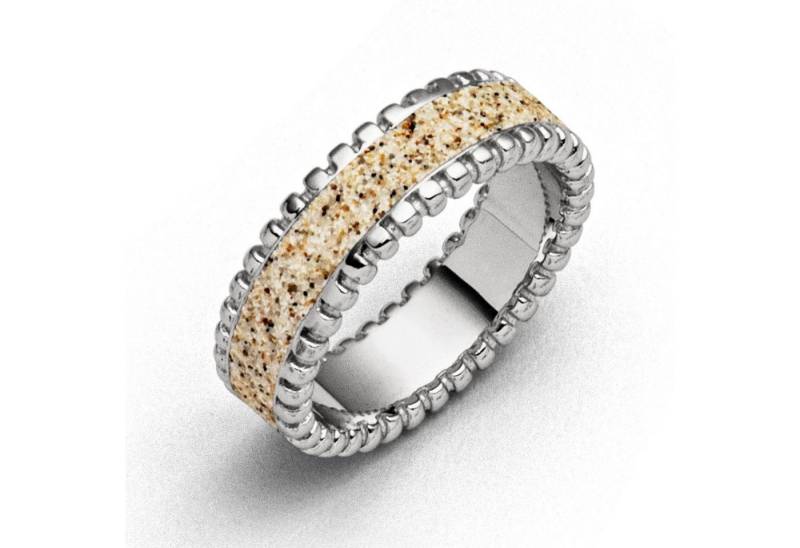 DUR Fingerring DUR Schmuck: Ring "Strandzauber" mit Strandsand R4786 von DUR