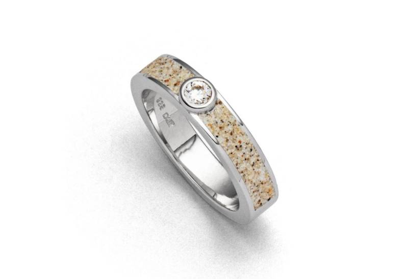 DUR Fingerring DUR Schmuck: Ring "Venus" mit Strandsand R5619 von DUR
