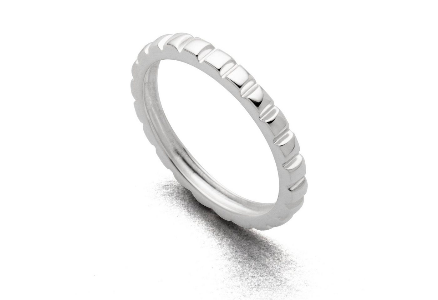 DUR Fingerring DUR Schmuck: Ring gemustert" 925er Sterlingsilber R5721" von DUR