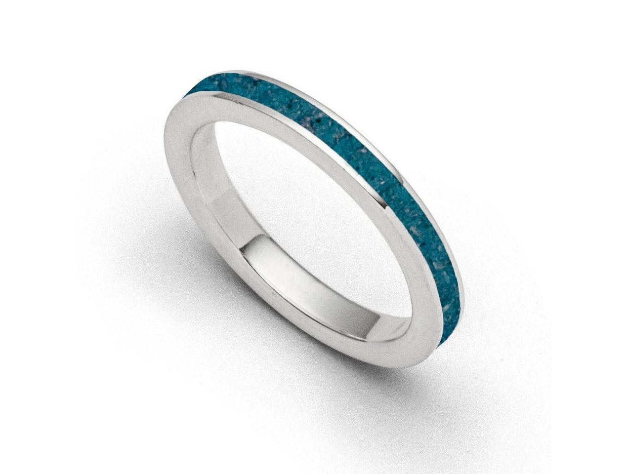 DUR Fingerring DUR Schmuck: Ring „Steinsand“ mit blauem Steinsand R5126 von DUR