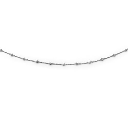 DUR Halskette Kugelspiel aus 925 Sterling Silber,Silber, Länge: 80 cm, K2486.80 DUR Halskette Kugelspiel aus 925 Sterling Silber,Silber, Länge: 80 cm, K2486.80 von DUR