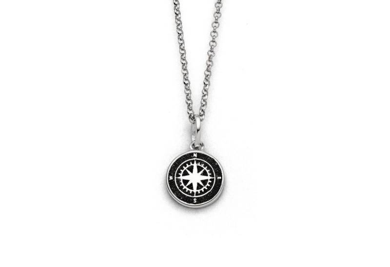 DUR Kette mit Anhänger DUR Schmuck: Kette "Kompass 2.0" mit Lavasand K2675 / K2972 von DUR