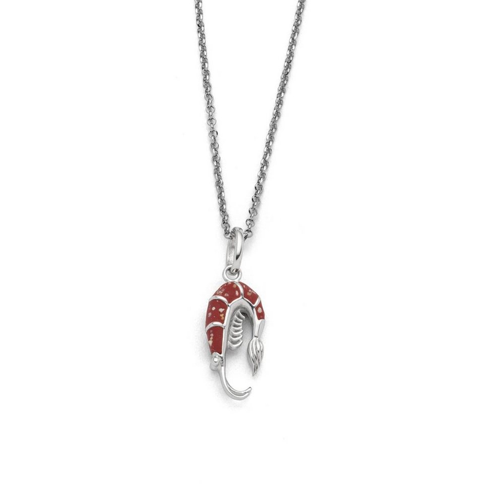 DUR Kette mit Anhänger DUR Schmuck: Kette "Nordseekrabbe" mit Koralle K2805 DUR Kette mit Anhänger DUR Schmuck: Kette "Nordseekrabbe" mit Koralle K2805 von DUR