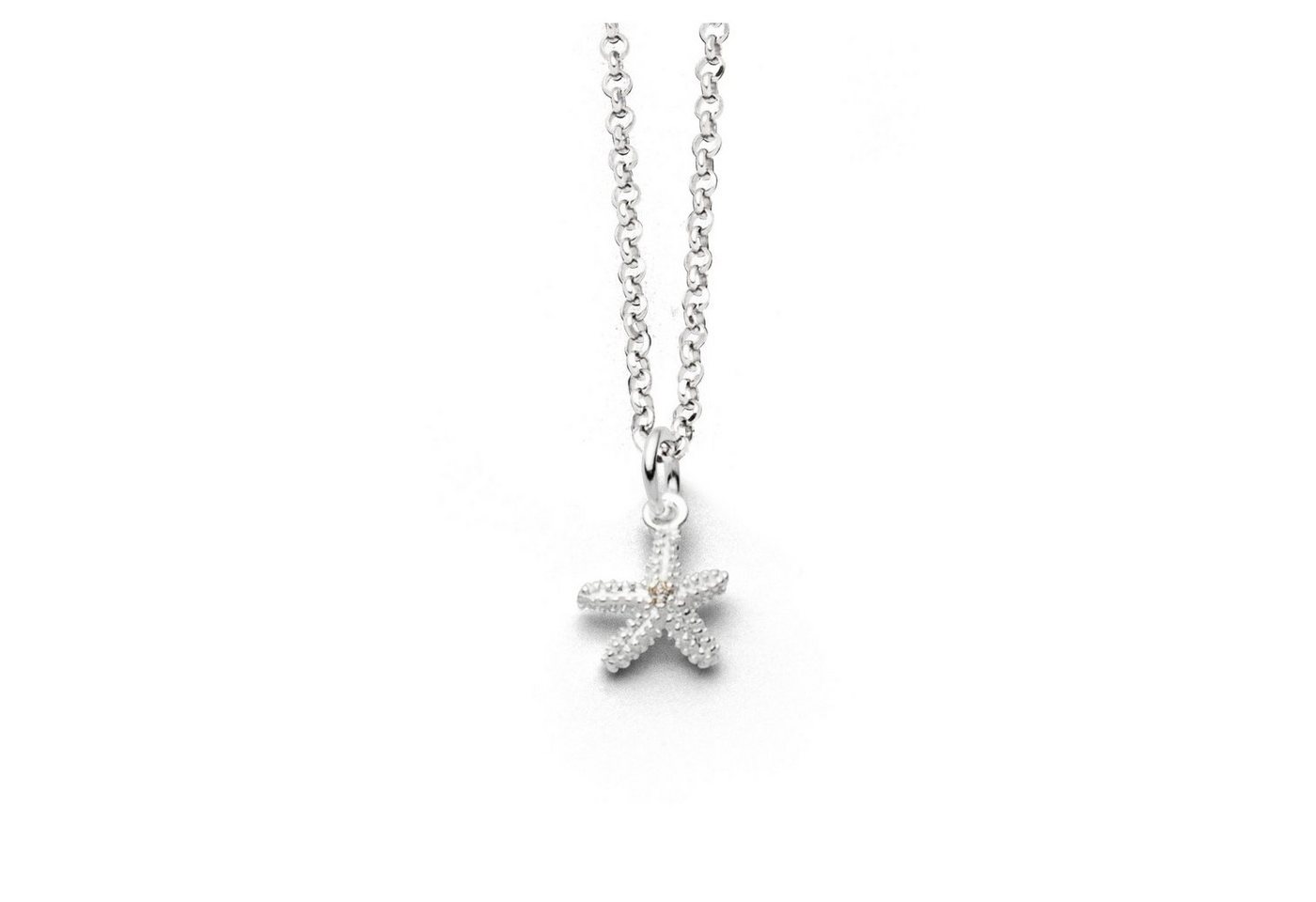 DUR Kette mit Anhänger DUR Schmuck: Kette "Seestern, Zirkonia 2.0 " K2834 von DUR