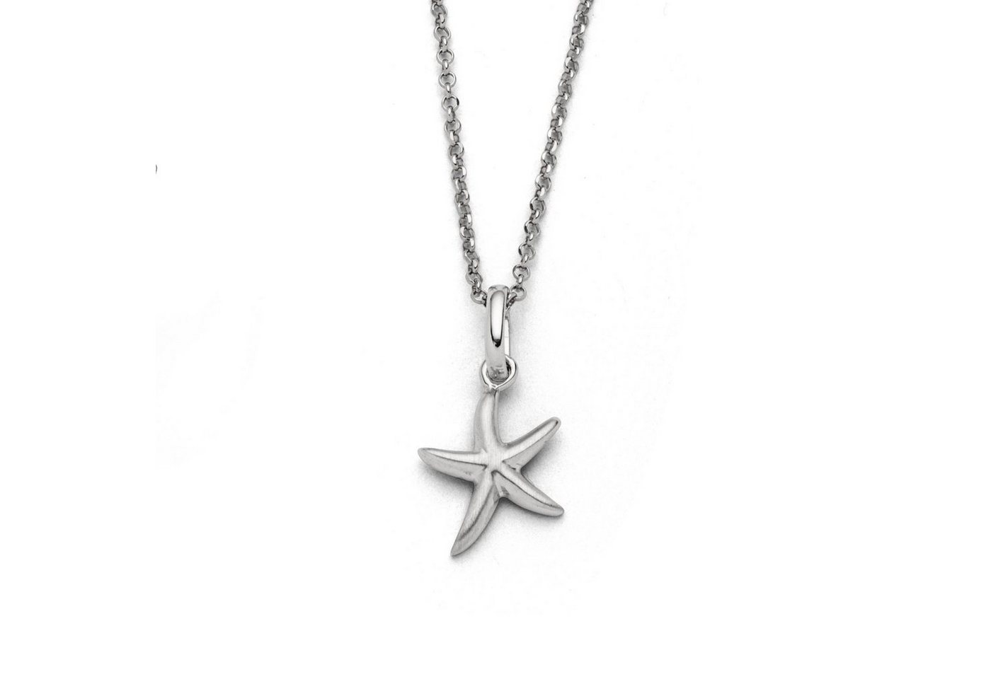 DUR Kette mit Anhänger DUR Schmuck: Kette "Seestern" 925er Sterlingsilber K2644 / K3017 von DUR