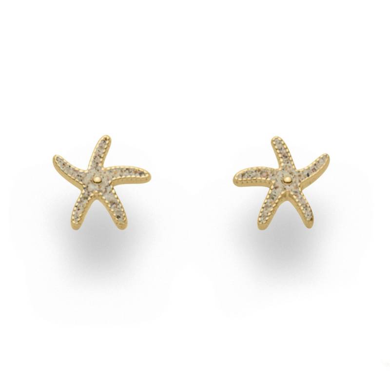 DUR Ohrring-Set DUR Schmuck: Ohrring, Ohrstecker "Seestern II" mit Strandsand O5297 von DUR