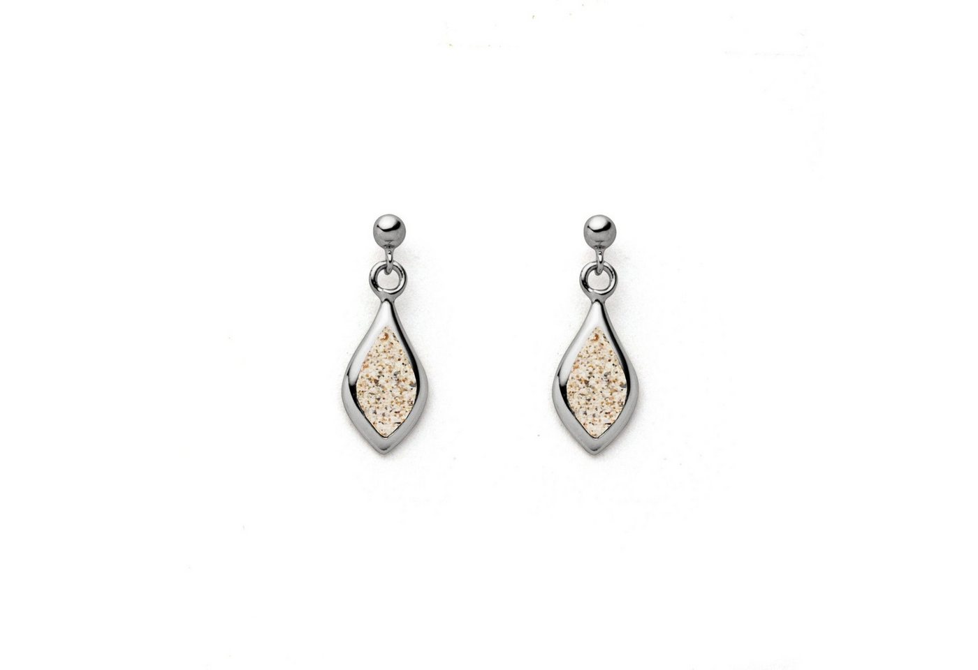 DUR Ohrring-Set DUR Schmuck: Ohrringe, Ohrstecker, "Lunea" mit Strandsand, O5726 von DUR