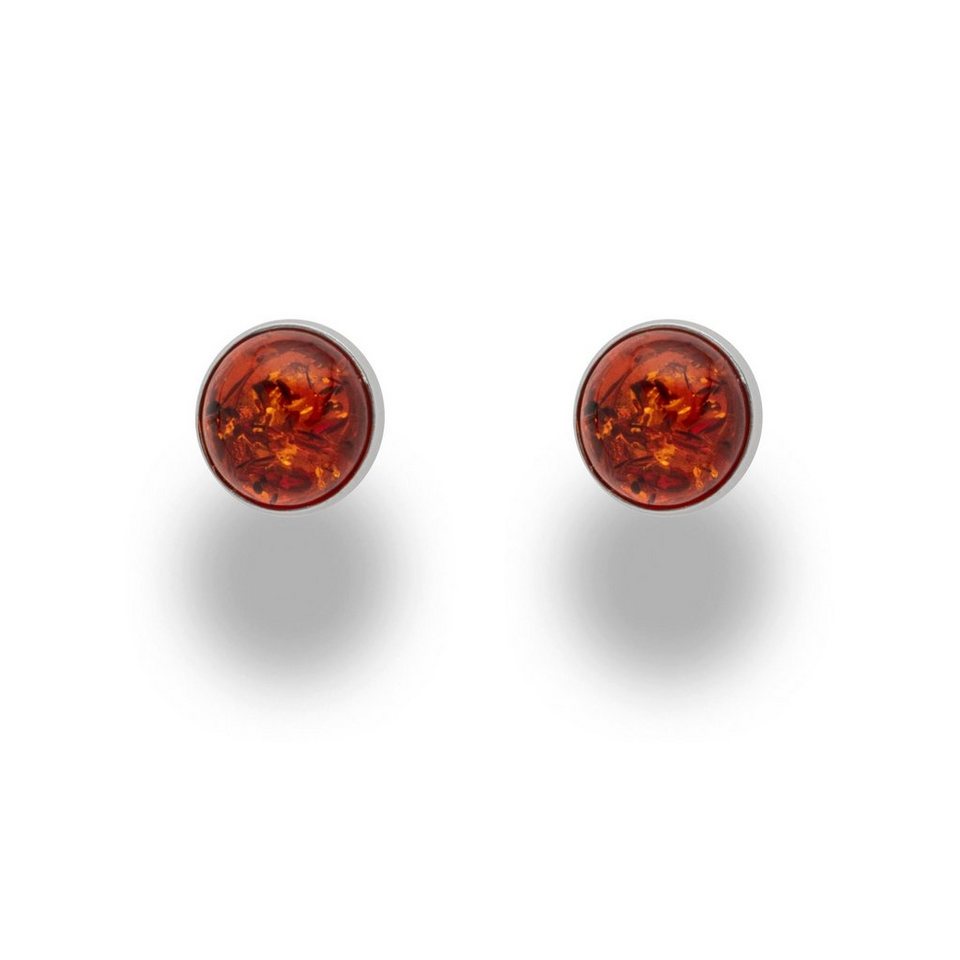 DUR Ohrring-Set DUR Schmuck: Ohrringe, Ohrstecker Bernstein“, 8 mm, O5308" von DUR