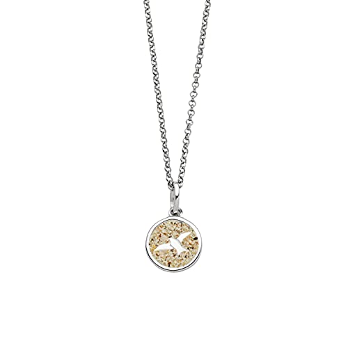 DUR Schmuck Damen Kette FREIHEIT 2.0 Strandsand, Silber 925/- rhodiniert ca. 42cm (K2671) Erbskette von DUR