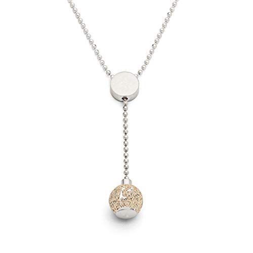 DUR Schmuck Kette SYLT Bead Strandsand, Silber 925/-rhod. 42cm (K2572.SA) von DUR