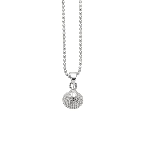 DUR Schmuck zierliche Kette MUSCHEL Silber 925/- rhod. 42cm (K2703) von DUR