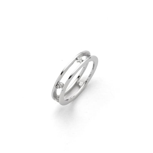 DUR Schmuck: Bandring Maritim, rhodiniert, R6021 RingSize 60 (19.1) von DUR