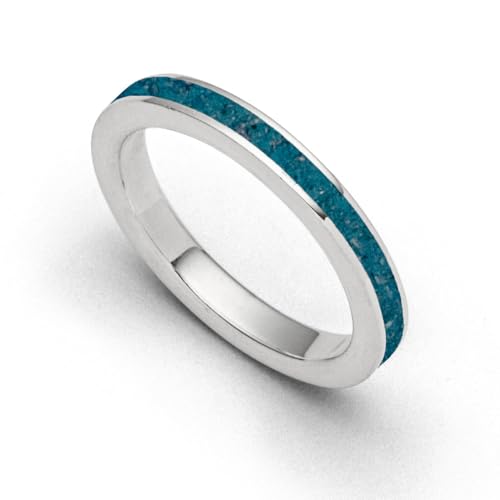 DUR Schmuck: Ring „Steinsand“ mit blauem Steinsand R5126 RingSize 56 (17.8) von DUR-Schmuck