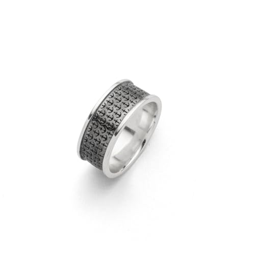 DUR Schmuck: Ring Ankerplatz, 9 mm, oxidiert, R6011 RingSize 62 (19.7) von DUR