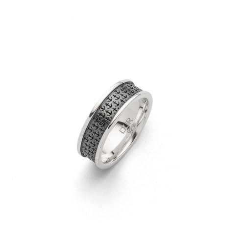 DUR Schmuck: Ring Ankerplatz 7 mm, oxidiert, R6012 RingSize 58 (18.5) von DUR