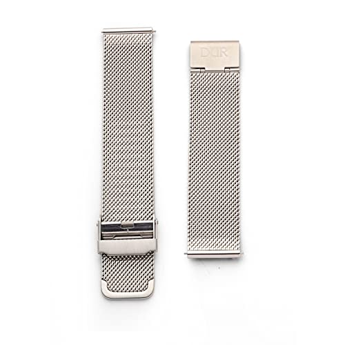 DUR Uhren Armband für die Uhren Kompass oder „Küste“, Wechsel-Armband aus Mesh Edelstahl von DUR