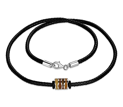 DUR Unisex Kette"Bernsteinwelle 2.0" aus 925er Silber Länge ca. 500 MM K2590 von DUR