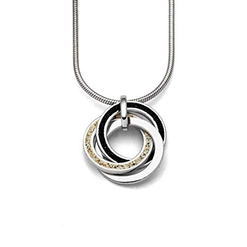 Dur Schmuck Damen Anhänger MARINA II Strandsand, Lavasand, Silber 925/- rhod. (P3135) von DUR