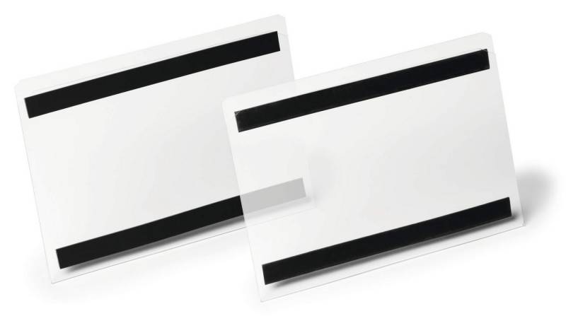 DURABLE Dokumententasche Durable Etikettentasche A5 quer tr 10St magnetisch Hard Cover von DURABLE