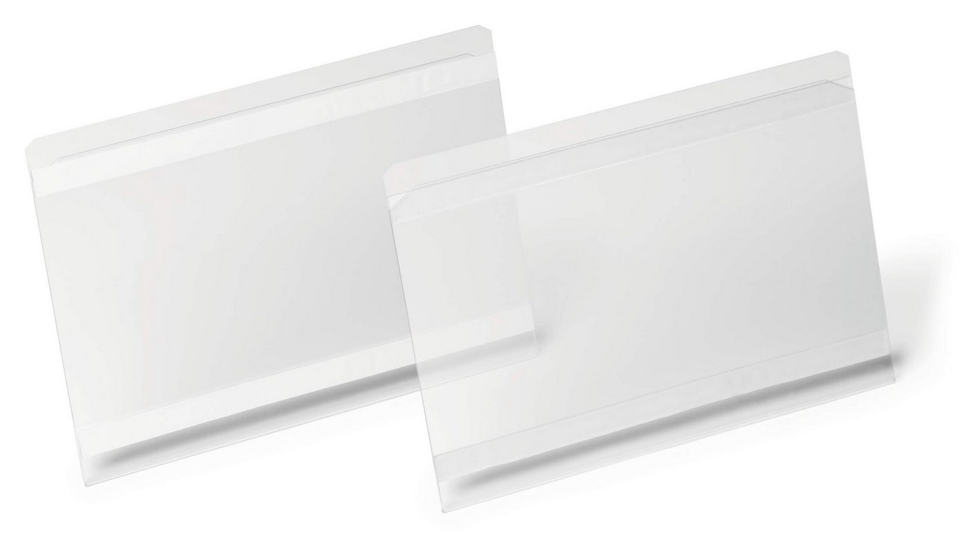 DURABLE Dokumententasche Durable Etikettentasche A5 quer tr Hard Cover selbstklebend von DURABLE