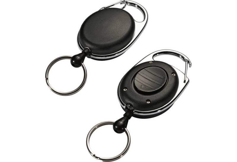 DURABLE Etui Durable Aufrollmechanismus sw LED STYLE m Schlüsselring Leuchte von DURABLE