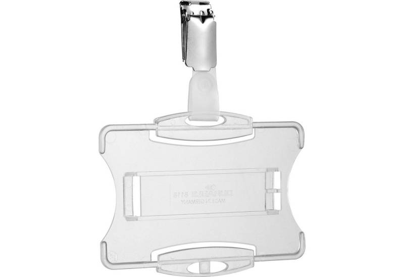 DURABLE Etui Durable Ausweiskartenhalter 54x85 tr 25St mit Clip von DURABLE