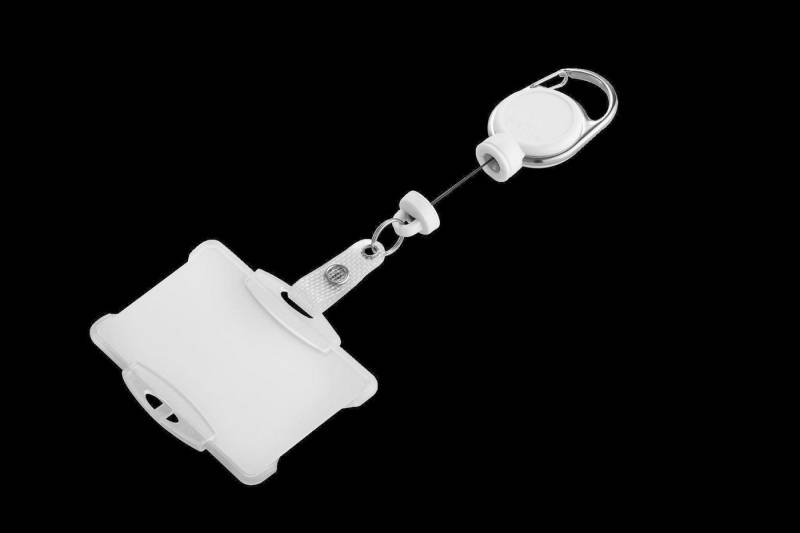 DURABLE Etui Durable Betriebsausweishalter 54x87 ws mit Jojo EXTRA STRONG von DURABLE