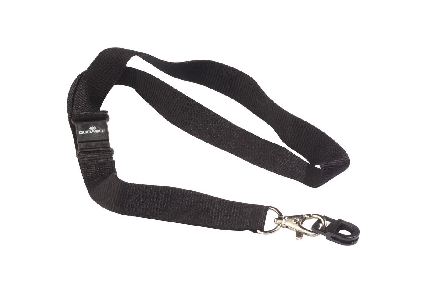 DURABLE Etui Durable Kartenhalter Card Fixsw 10St mit Textilband sw von DURABLE