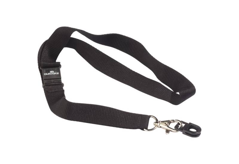 DURABLE Etui Durable Kartenhalter Card Fixsw 10St mit Textilband sw von DURABLE