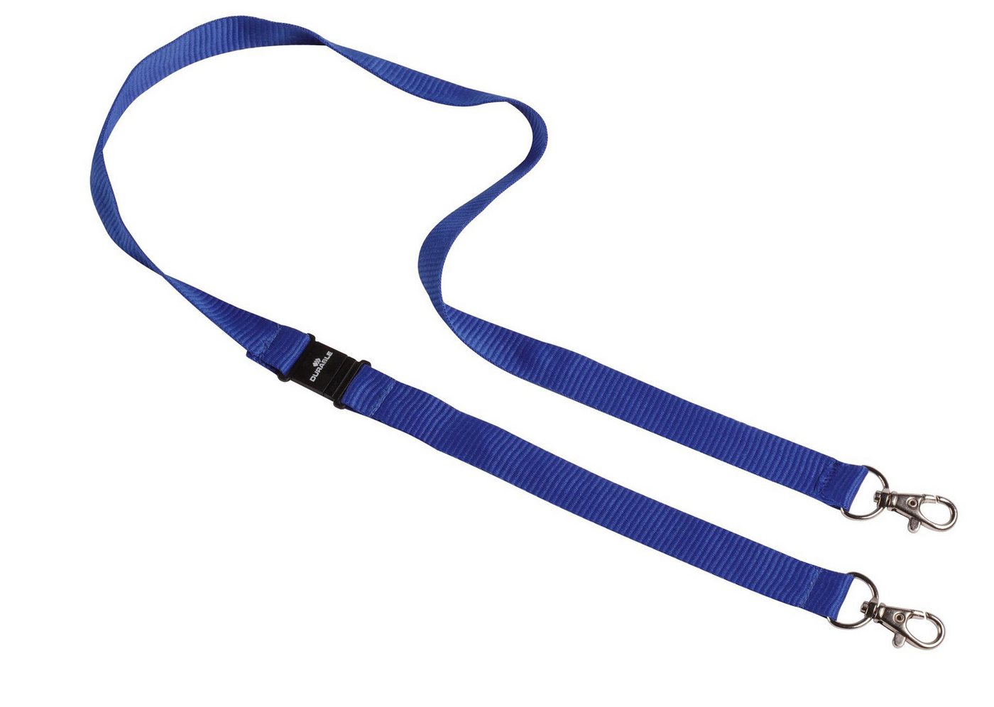 DURABLE Etui Durable Textilband d.bl 20mm breit mit zwei Karabinerhaken von DURABLE