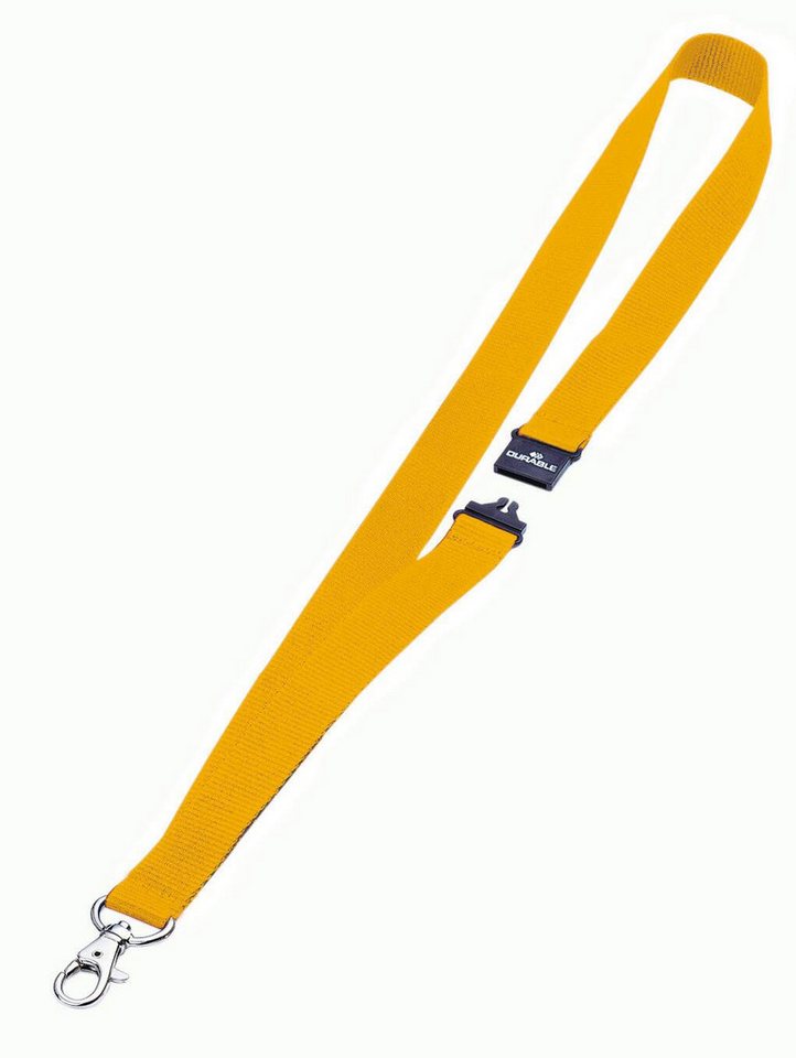 DURABLE Etui Durable Textilband ge 10St 20mm breit mit Karabinerhaken von DURABLE