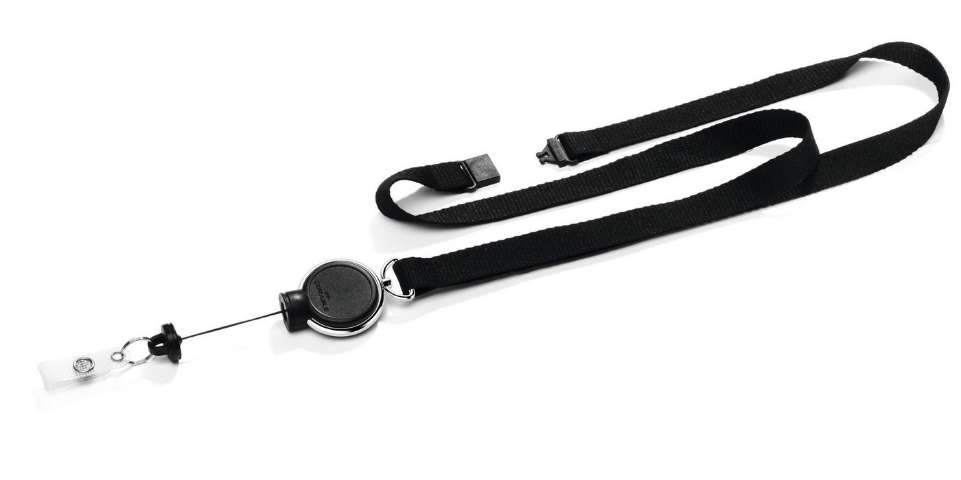 DURABLE Etui Durable Textilband mit Jojo sw für bis zu 300g von DURABLE