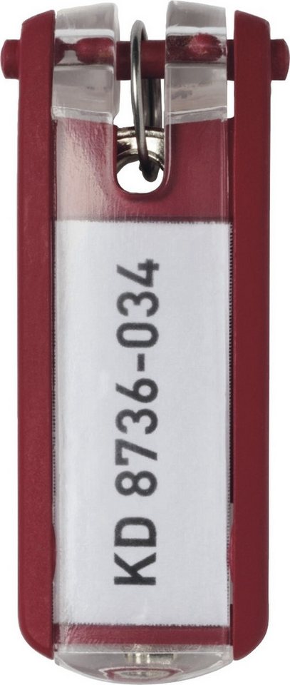 DURABLE Schlüsselanhänger Schlüsselanhänger Key Clip rot VE=6 Stück von DURABLE