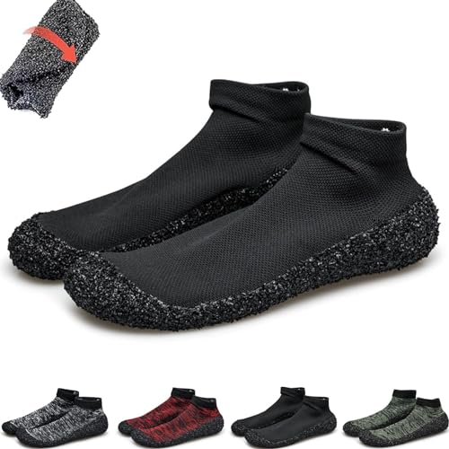 Willfeet Sockenschuhe, Barfuß-Socken, langlebig, leicht, rutschfest, Barfußsockenschuhe, Schwarz , 37 EU von DURAGS