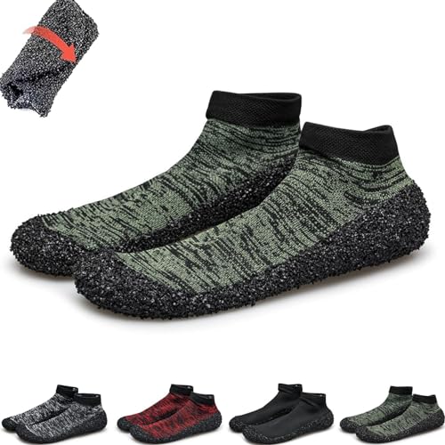 Willfeet Sockenschuhe, Barfuß-Socken, langlebig, leicht, rutschfest, Barfußsockenschuhe, grün, 40 EU von DURAGS