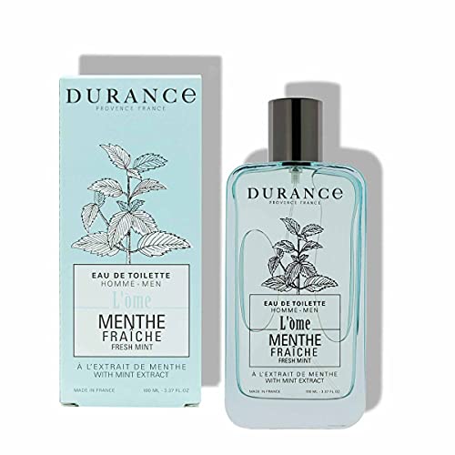 DURANCE Eau de Toilette - 100ml - Frische Minze mit Minzextrakt - Für einen erfrischenden Duft in Ihrem Zuhause - 062072 von DURANCE