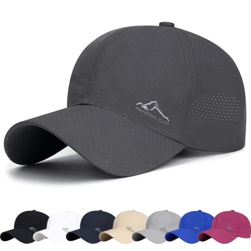 DURINM Baseball Cap Classic Baseballkappen Verstellbar Sonnenschutz Basecap für Herren Damen Sportlicher Draußen Kappen Hüte Cap Herren Sommer Damen Kappe Verstellbar Baseball Sport von DURINM