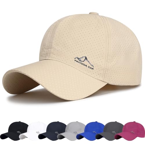 DURINM Baseball Cap Classic Baseballkappen Verstellbar Sonnenschutz Basecap für Herren Damen Sportlicher Draußen Kappen Hüte Cap Herren Sommer Damen Kappe Verstellbar Baseball Sport von DURINM