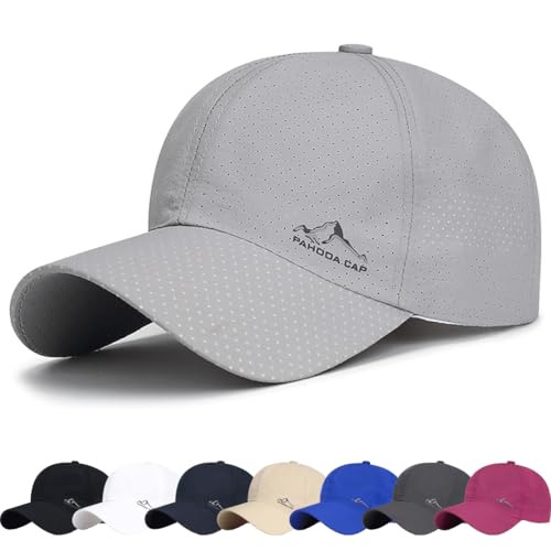DURINM Baseball Cap Classic Baseballkappen Verstellbar Sonnenschutz Basecap für Herren Damen Sportlicher Draußen Kappen Hüte Cap Herren Sommer Damen Kappe Verstellbar Baseball Sport von DURINM