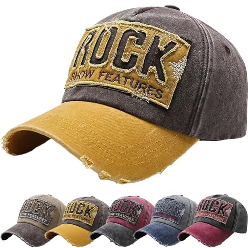 DURINM Unisex Vintage Basecap Herren und Damen Baumwolle Cap Verstellbare Baseballkappen Herren für Outdoor-Aktivitäten Angeln Camping von DURINM