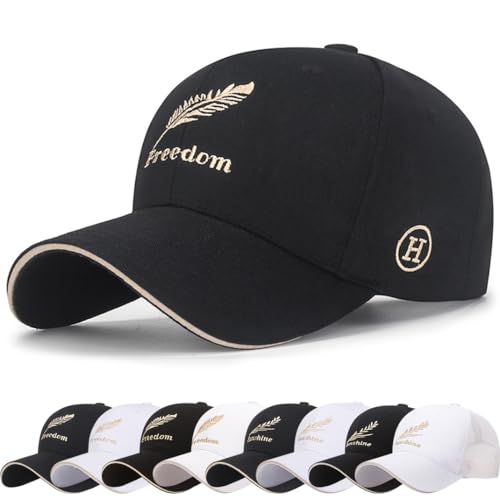 DURINM Baseball Cap Herren Damen Einstellbare Basecap Unisex Schildmütze für Freizeit Outdoor Sport lässig Baseball Stickerei Sport Sonnenhut Hüte Messing klassisch von DURINM