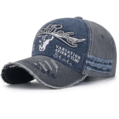 Baseball Kappe für Männer und Frauen Vintage Baseballmütze Basecap Baseballcap Outdoor Freizeit Einstellbare Retro Mützen Cap Herren Baumwolle Damen Kappe Verstellbare Running Freizeit von DURINM