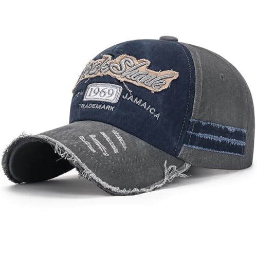 Baseball Kappe für Männer und Frauen Vintage Baseballmütze Basecap Baseballcap Outdoor Freizeit Einstellbare Retro Mützen Cap Herren Baumwolle Damen Kappe Verstellbare Running Freizeit von DURINM