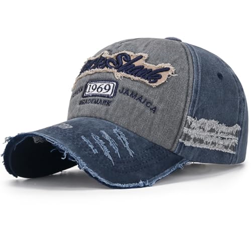 Baseball Kappe für Männer und Frauen Vintage Baseballmütze Basecap Baseballcap Outdoor Freizeit Einstellbare Retro Mützen Cap Herren Baumwolle Damen Kappe Verstellbare Running Freizeit von DURINM